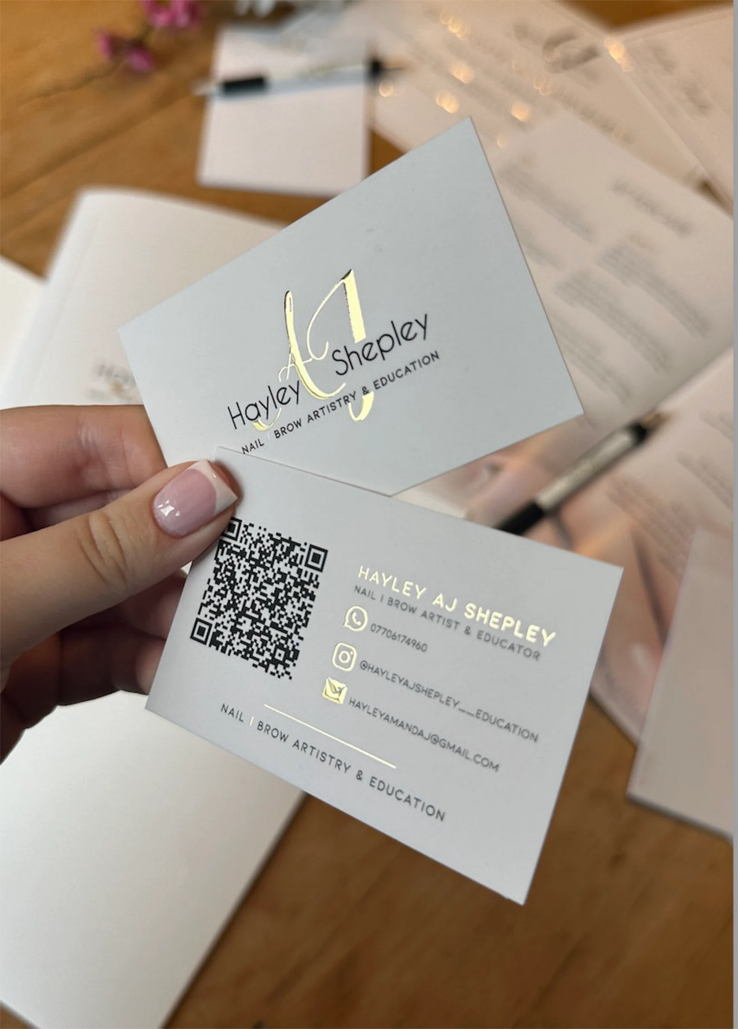 Golden/Silver Foiled Cards