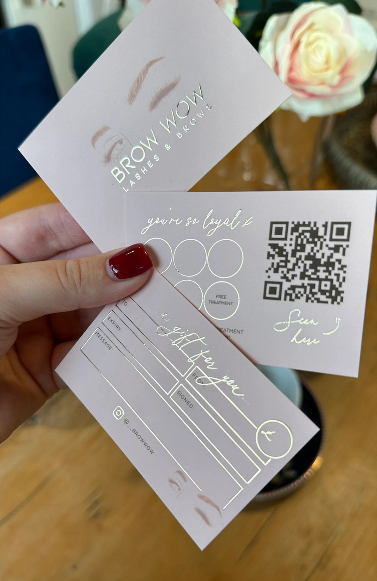 Golden/Silver Foiled Cards