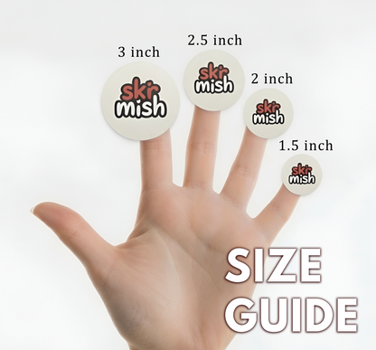 Custom round Logo Sticker
