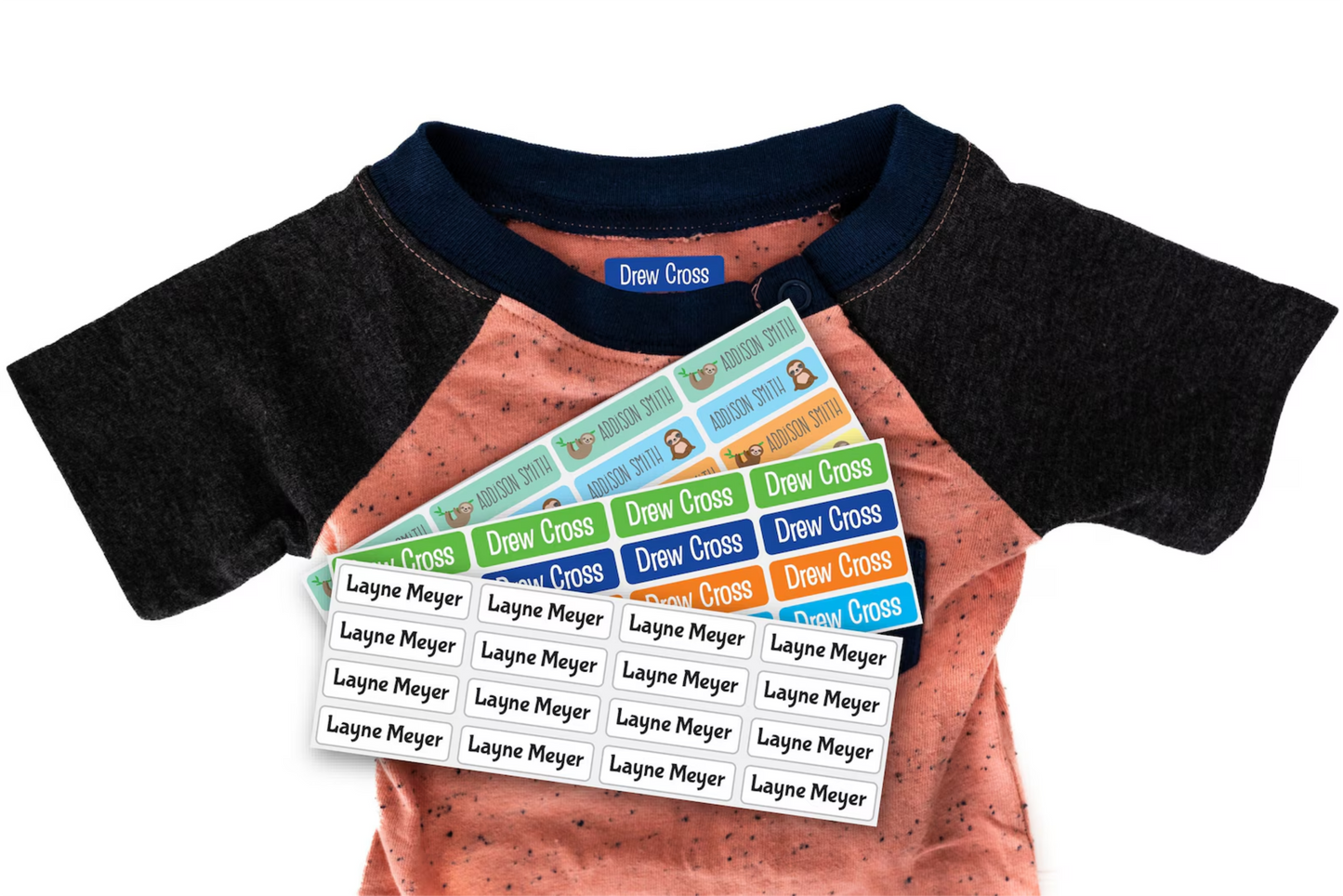 Iron on Clothing Labels - Name Labels for Clothing