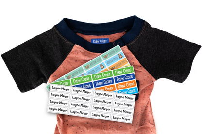 Iron on Clothing Labels - Name Labels for Clothing