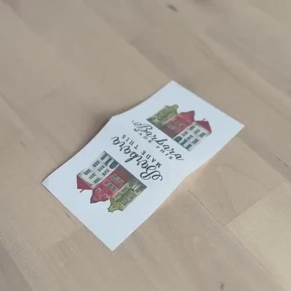 Multicolor  Labels Satin